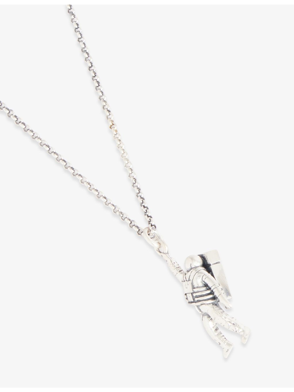 Serge DeNimes sterling silver astronaut pendant necklace (British brand)