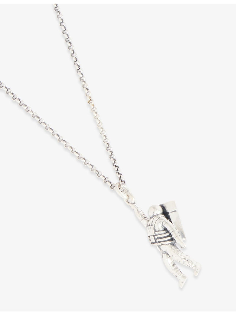 Serge DeNimes sterling silver astronaut pendant necklace (British brand)