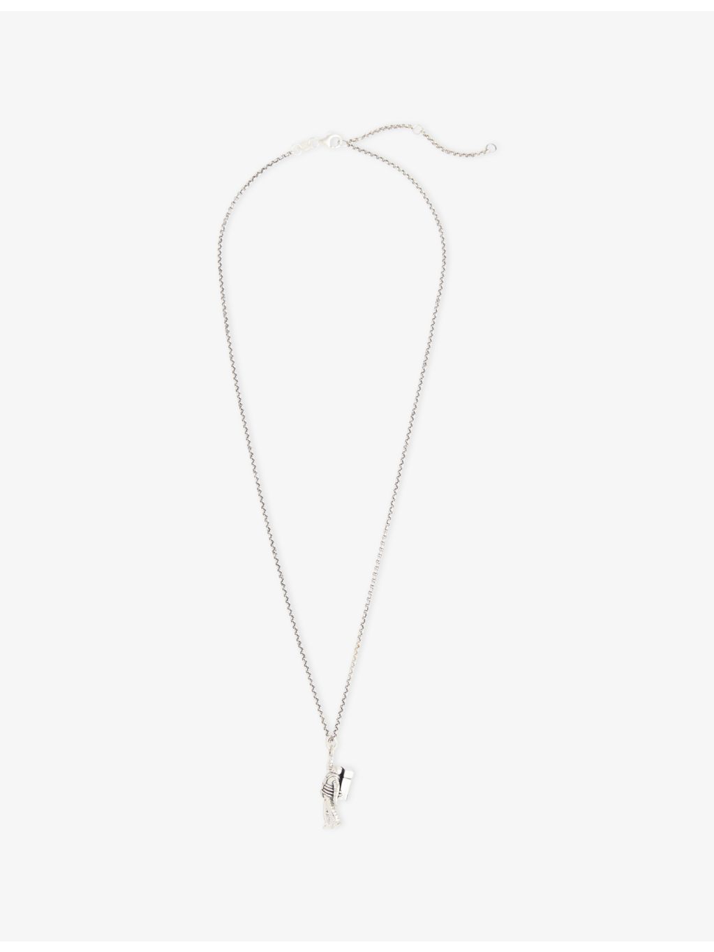 Serge DeNimes sterling silver astronaut pendant necklace (British brand)