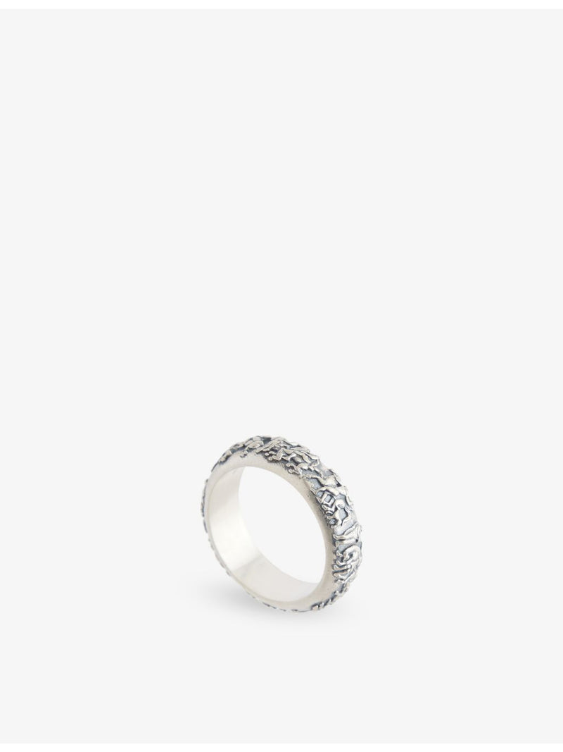 Serge Denimes Frieze 925 sterling silver ring, UK version