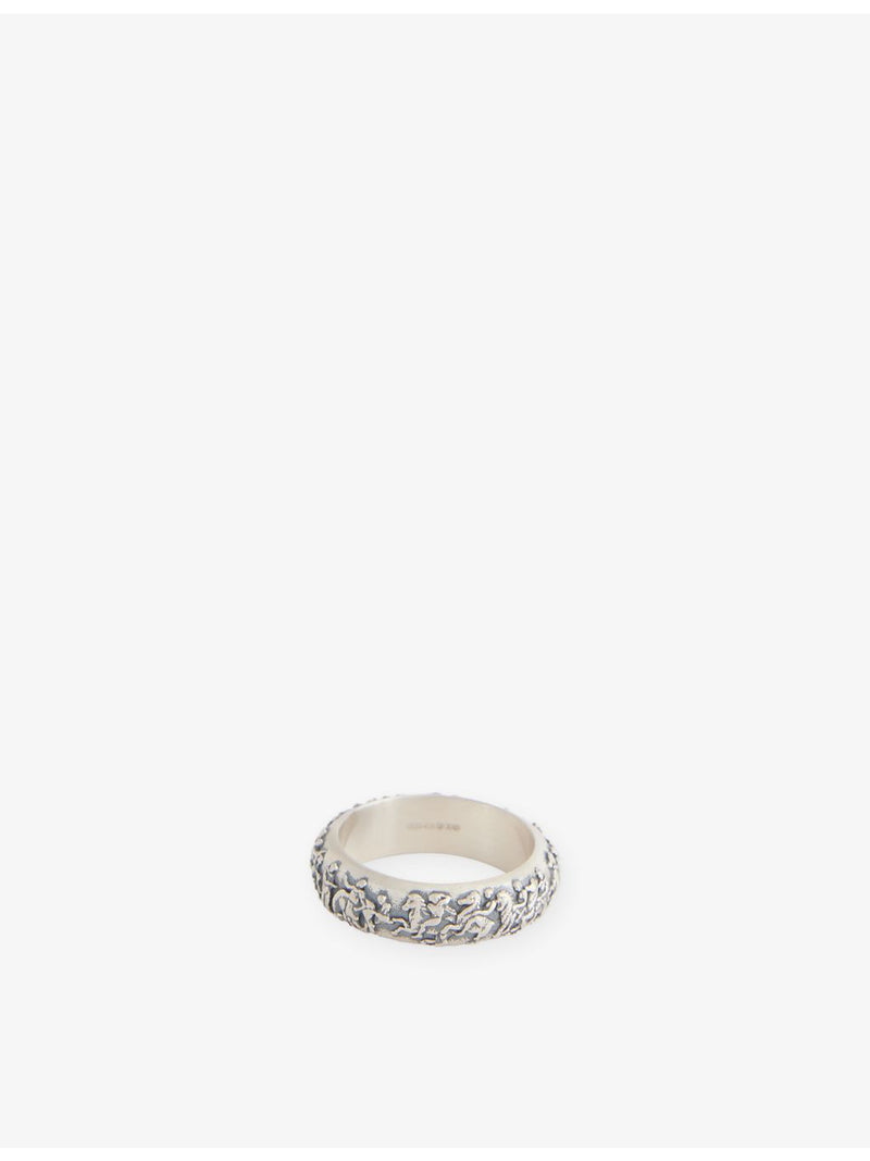 Serge Denimes Frieze 925 sterling silver ring, UK version