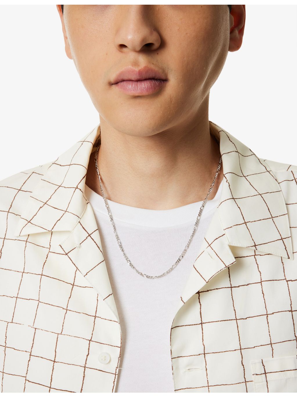 Serge Denimes Figaro sterling silver necklace 50cm, UK version