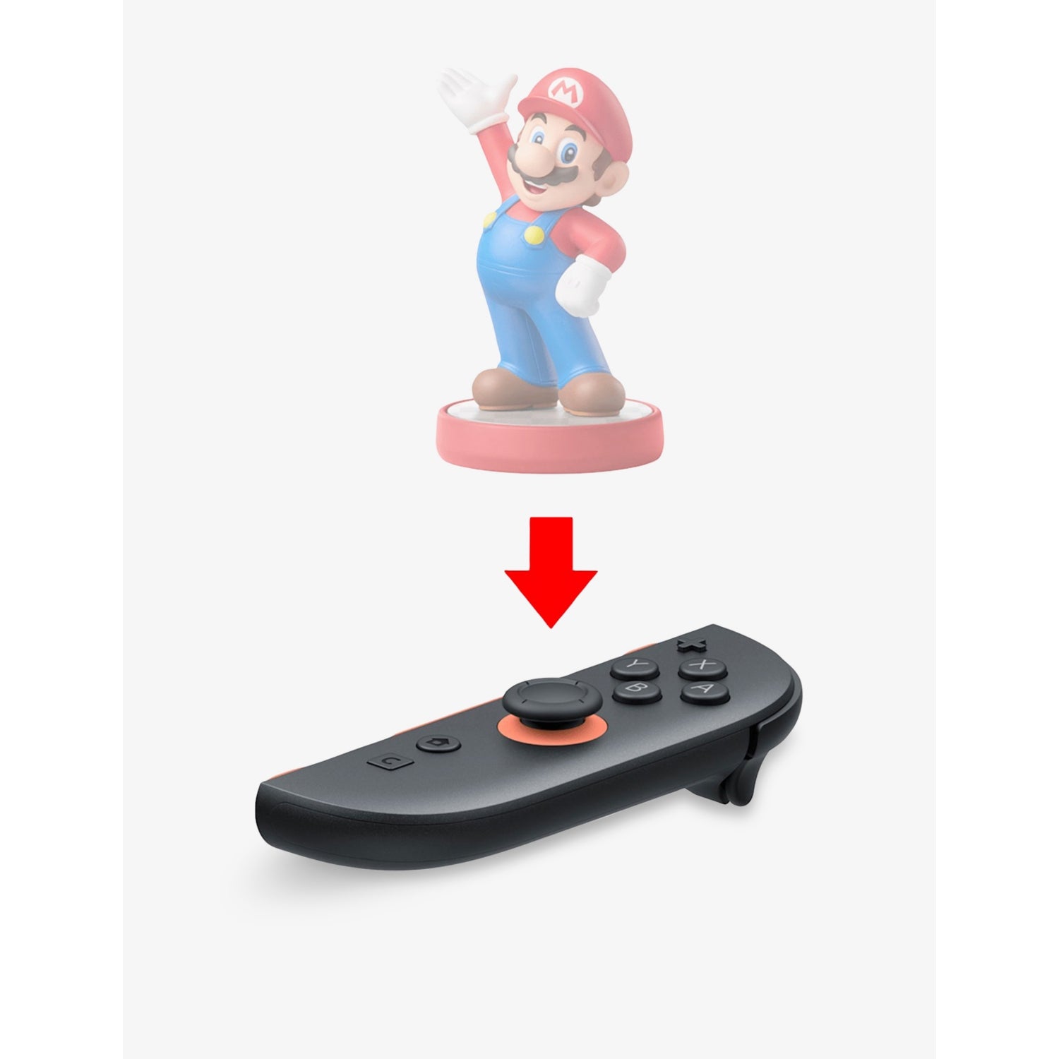 Nintendo Joy-Con 2 right controller light red (British brand)