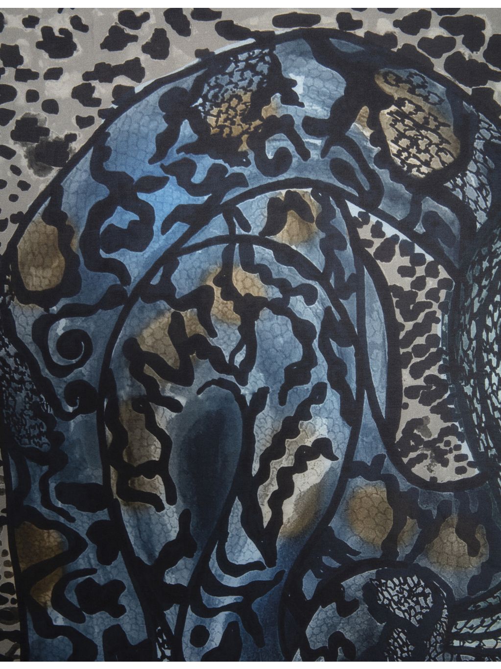 Zadig & Voltaire Billie snake-print viscose silk scarf (British brand)
