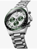 Longines Conquest Chronograph automatic watch green dial 42mm - British product