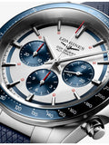 Longines Conquest Chronograph blue ceramic bezel watch 42mm, UK version