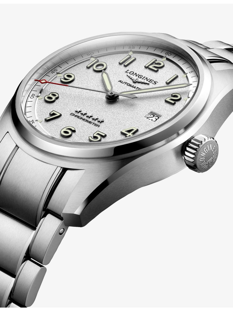 Longines Spirit stainless-steel automatic watch 40mm (British brand)