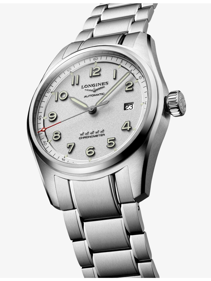 Longines Spirit stainless-steel automatic watch 40mm (British brand)