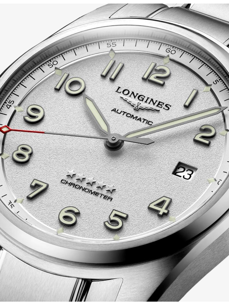 Longines Spirit stainless-steel automatic watch 40mm (British brand)