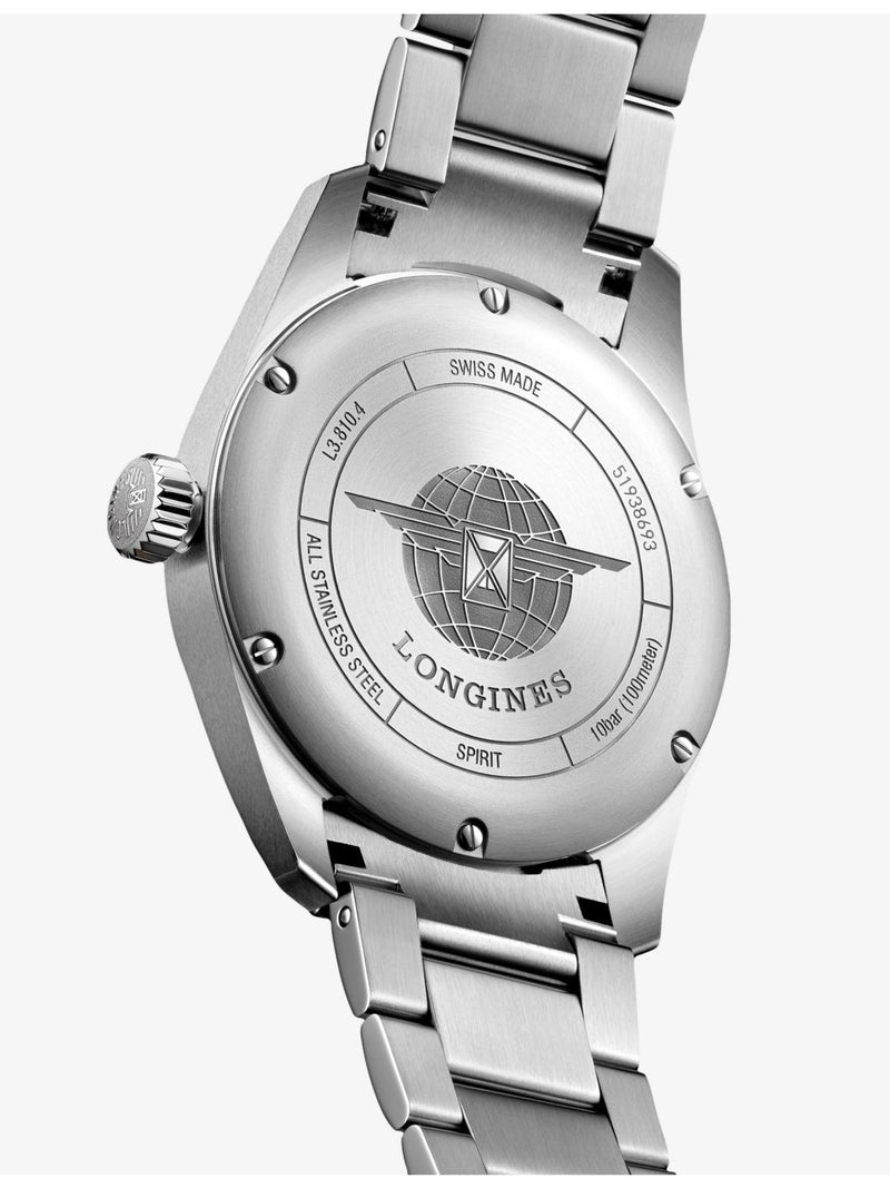 Longines Spirit stainless-steel automatic watch 40mm (British brand)