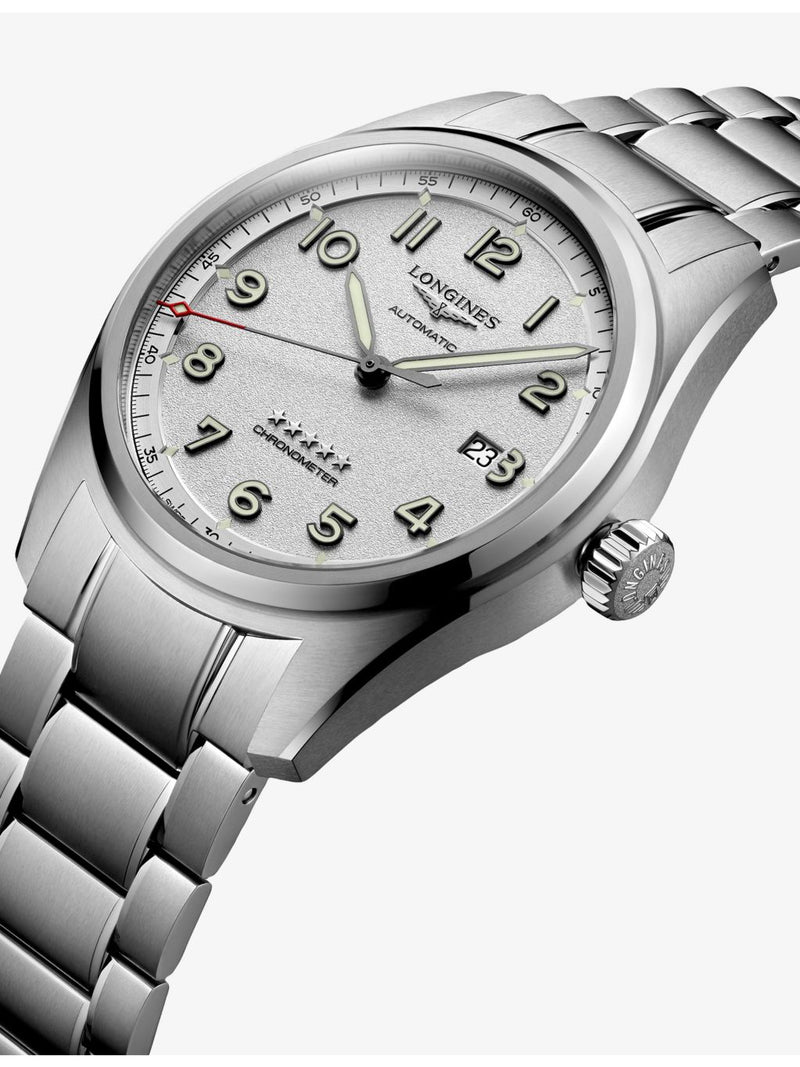 Longines Spirit stainless steel automatic watch 42mm, imported from the UK