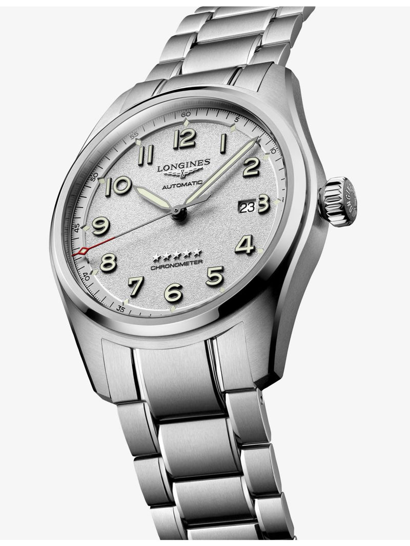 Longines Spirit stainless steel automatic watch 42mm, imported from the UK