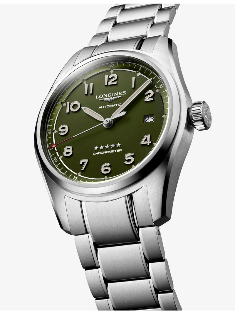 Longines Spirit stainless-steel automatic watch 40mm (British brand)