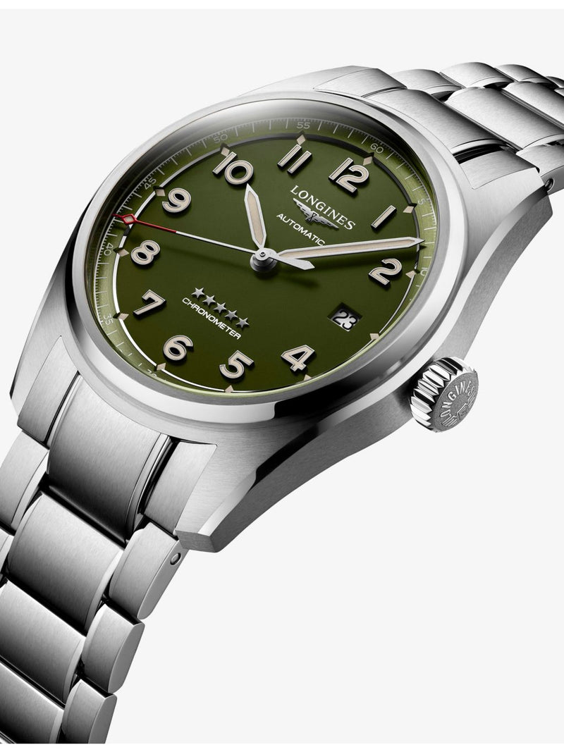 Longines Spirit stainless-steel automatic watch 40mm (British brand)