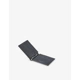 Aspinal of London logo-embossed leather billfold wallet (British brand)
