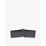 Aspinal of London logo-embossed leather billfold wallet (British brand)