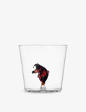 Ichendorf glass tumbler brown bear decoration, UK version