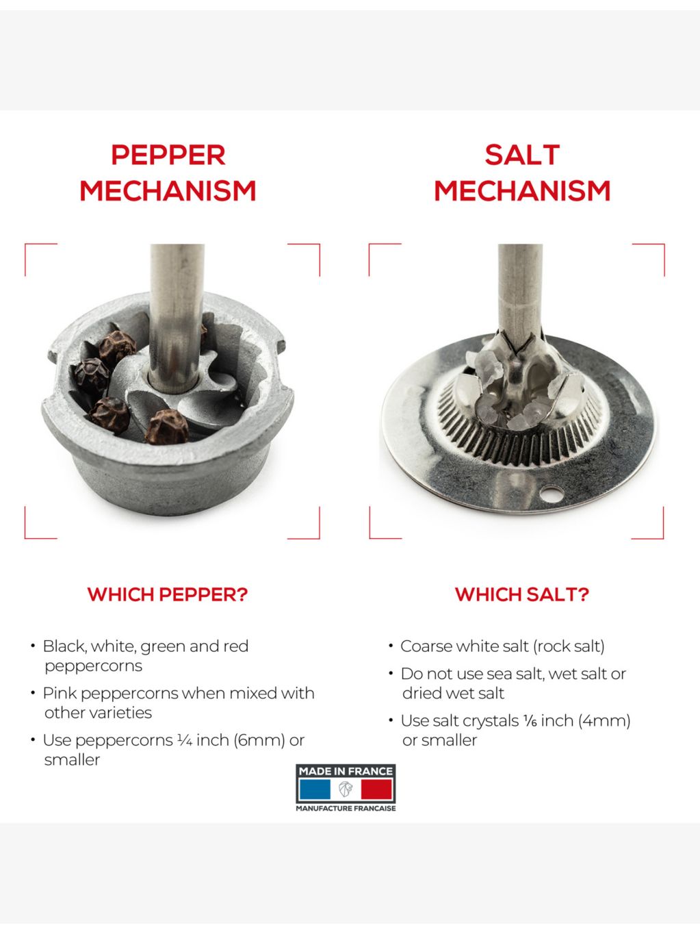 Peugeot Paris wooden salt mill 40cm (British brand)
