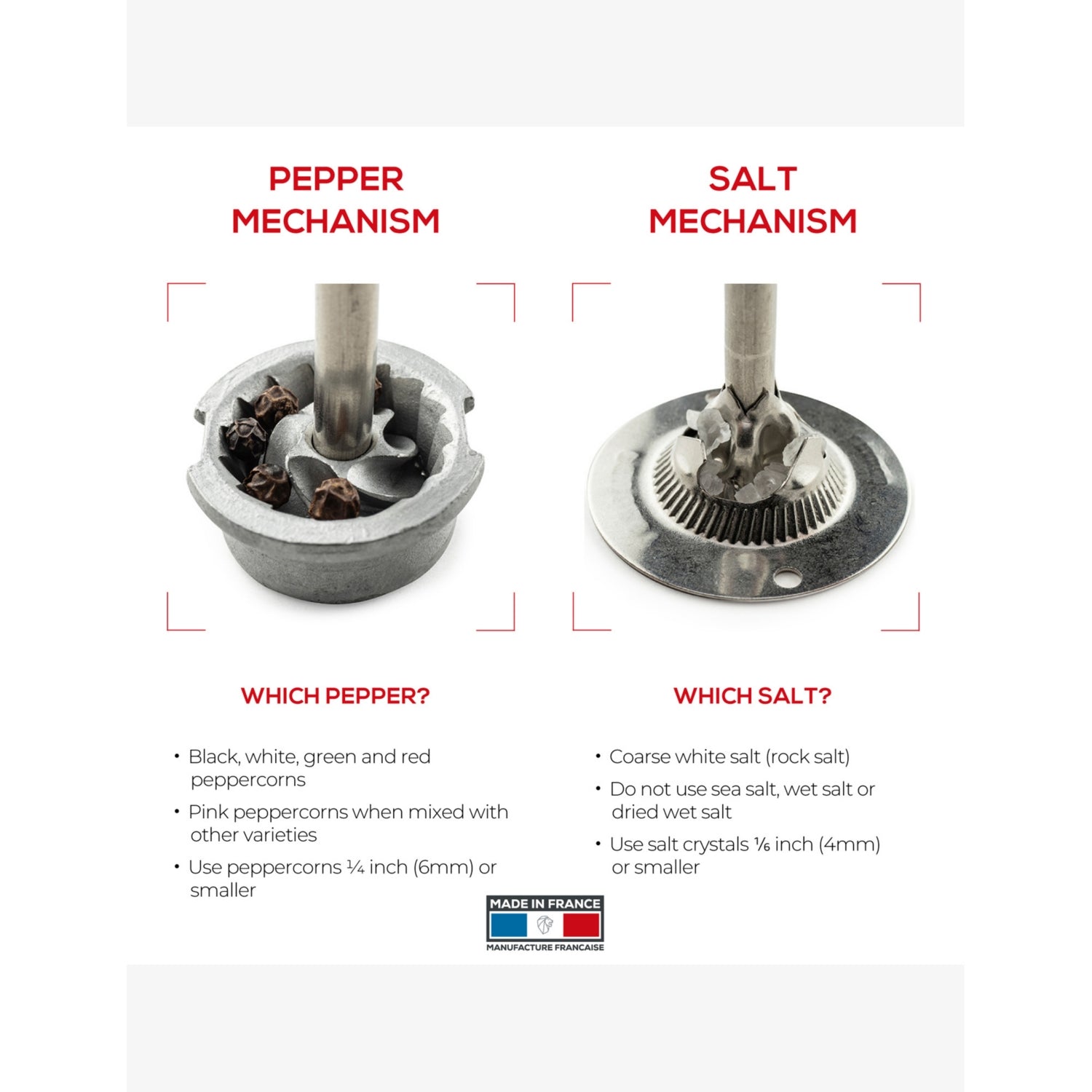 Peugeot Paris u'Select wooden salt mill 18cm - British product