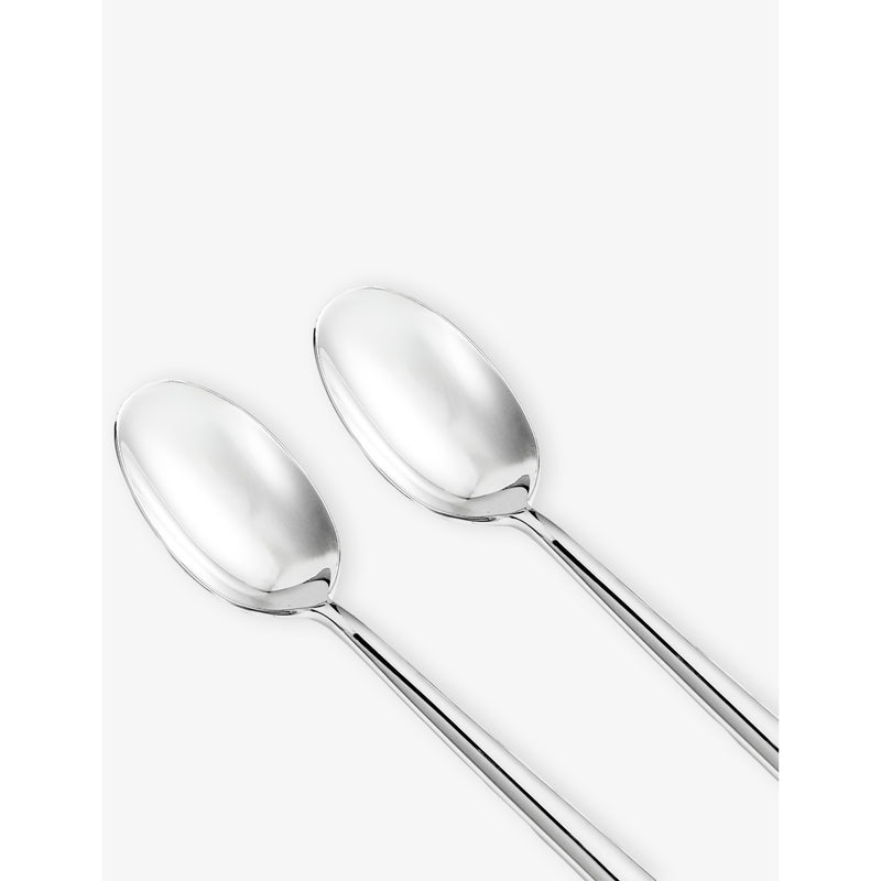 Wedgwood Lunar stainless steel teaspoons set of two, UK version