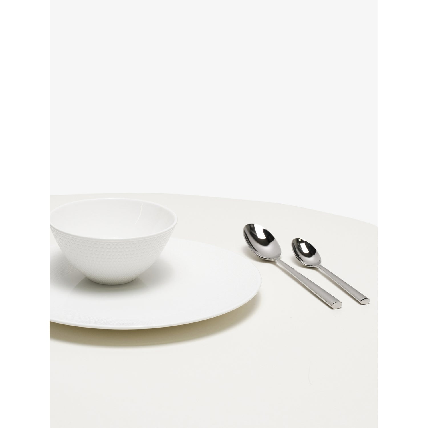 Wedgwood Lunar stainless steel teaspoons set of two, UK version