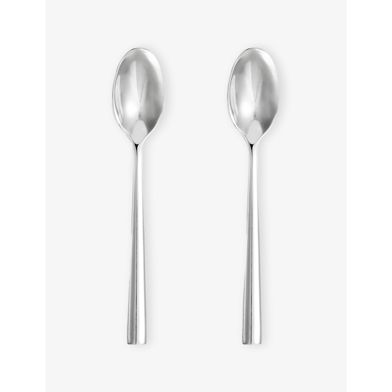 Wedgwood Lunar stainless steel teaspoons set of two, UK version
