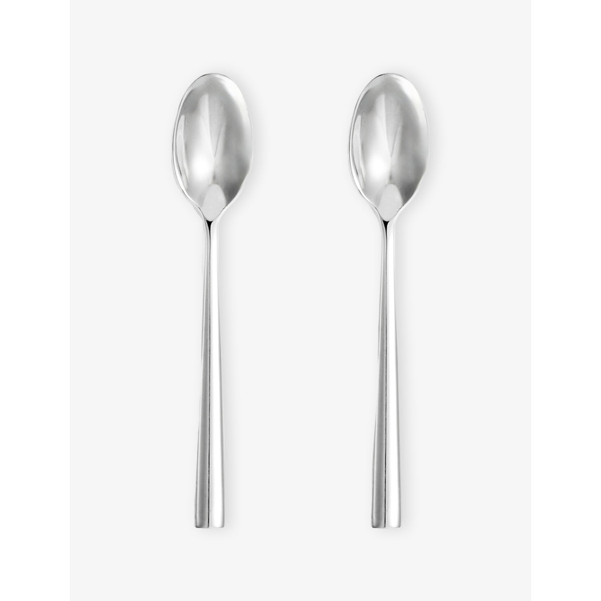 Wedgwood Lunar stainless steel teaspoons set of two, UK version