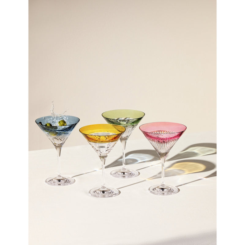 Waterford Mixology mixed crystal martini glasses 250ml set of four, UK version