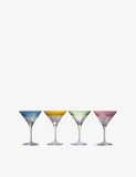 Waterford Mixology mixed crystal martini glasses 250ml set of four, UK version