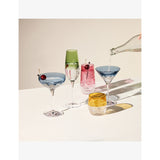 Waterford crystal flutes mixed designs set of four - British product