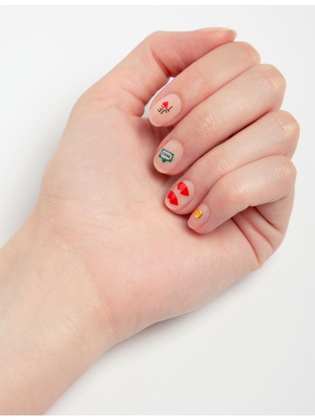 Omy nail art stickers Paris-themed 120 pack, imported from the UK