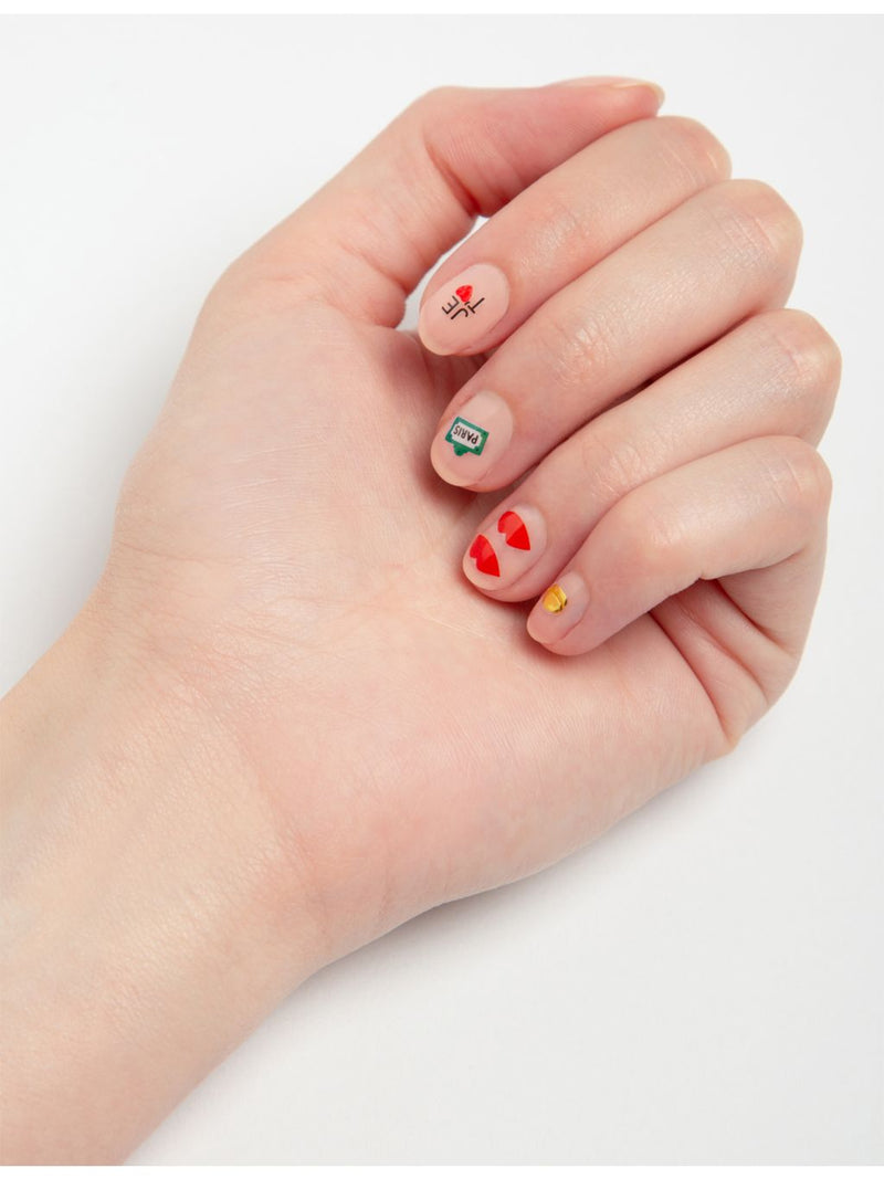 Omy nail art stickers Paris-themed 120 pack, imported from the UK