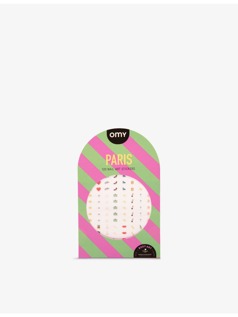 Omy nail art stickers Paris-themed 120 pack, imported from the UK