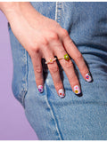 Omy flower nail art stickers 120-pack, imported from the UK