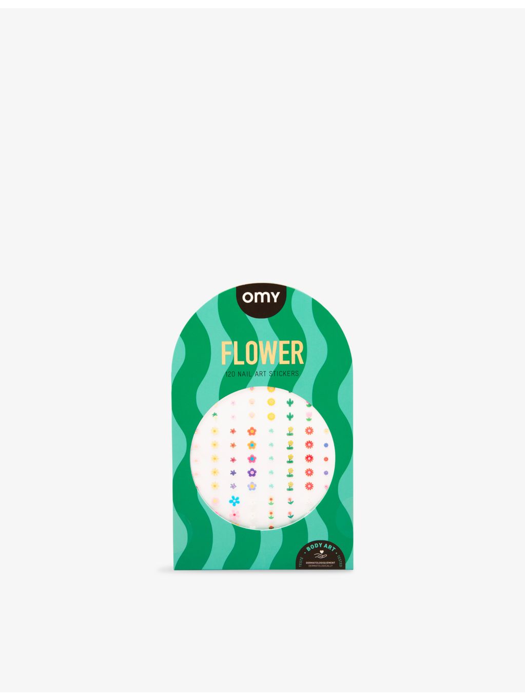 Omy flower nail art stickers 120-pack, imported from the UK