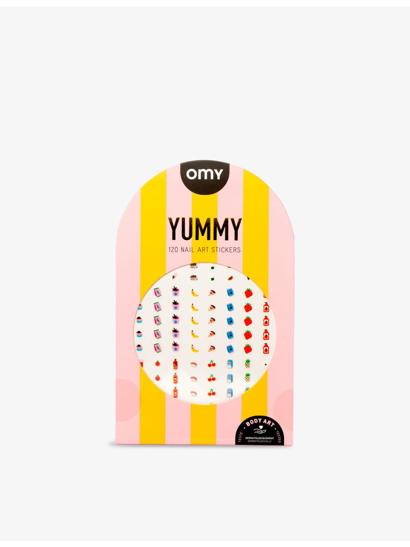 Omy nail art stickers 120 pack assorted designs, imported from the UK