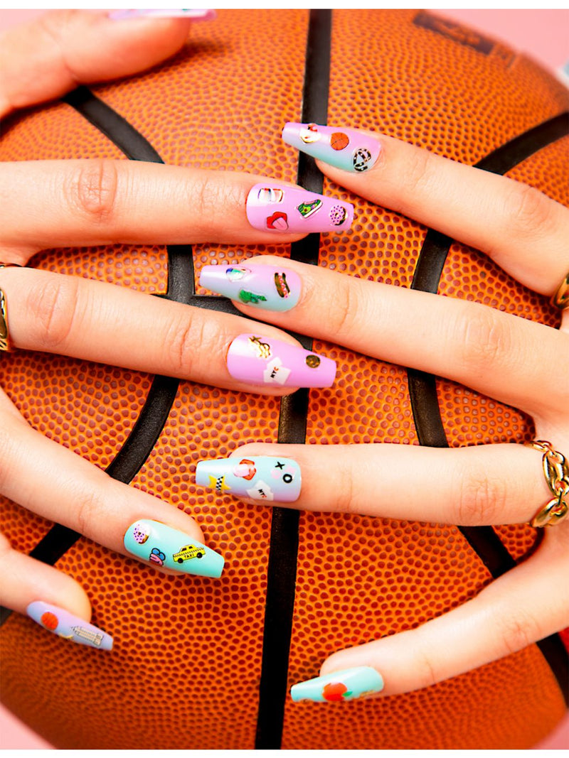 Omy nail stickers NYC theme pack of 120 (British brand)