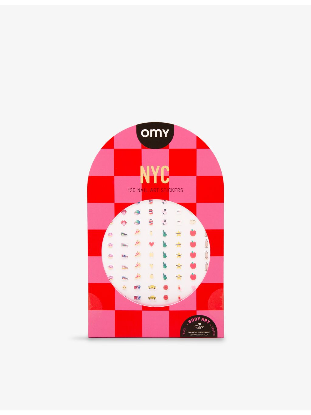 Omy nail stickers NYC theme pack of 120 (British brand)