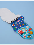 Omy Vroom sticker activity book with 80 stickers, imported from the UK