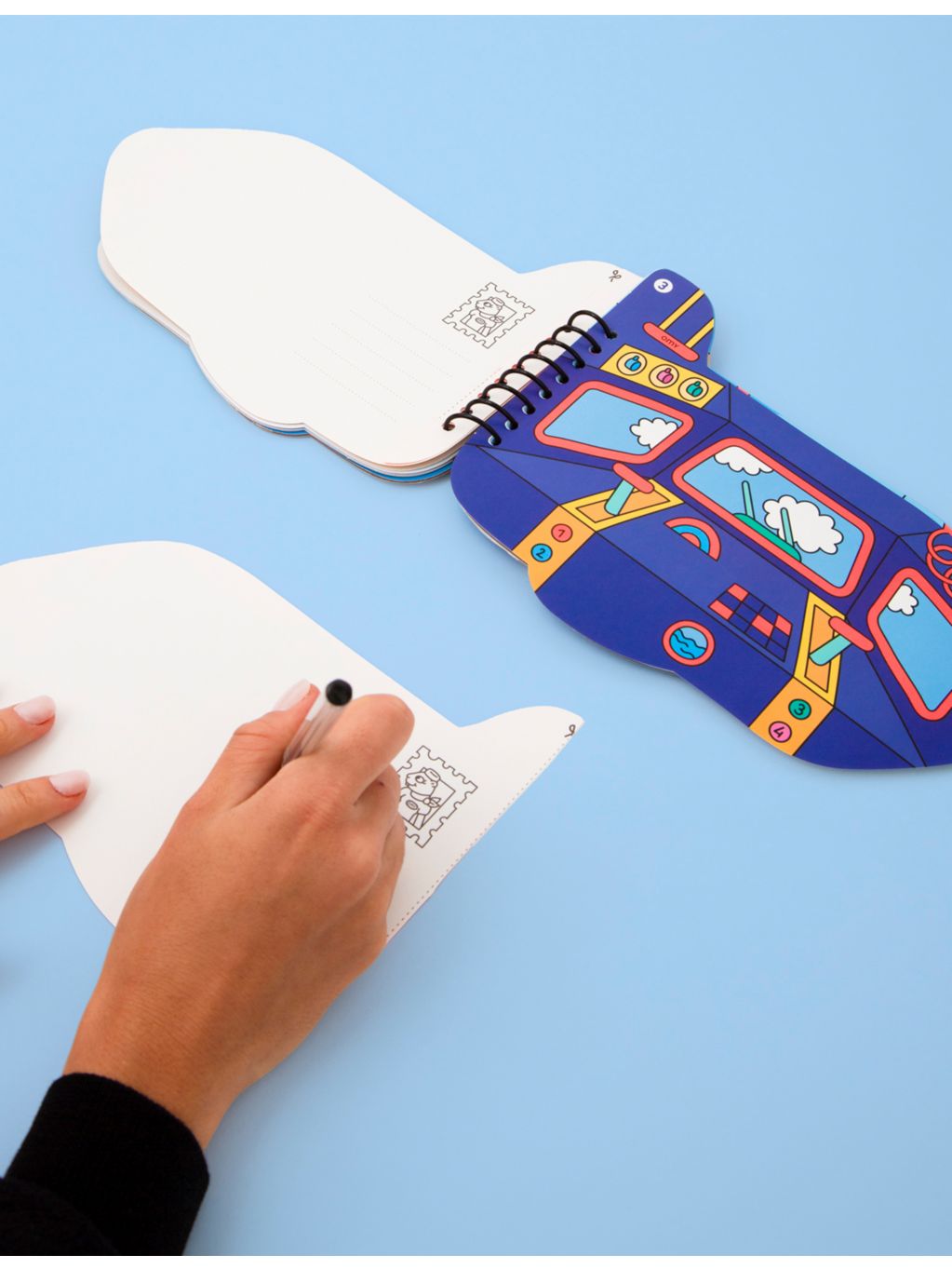 Omy Vroom sticker activity book with 80 stickers, imported from the UK