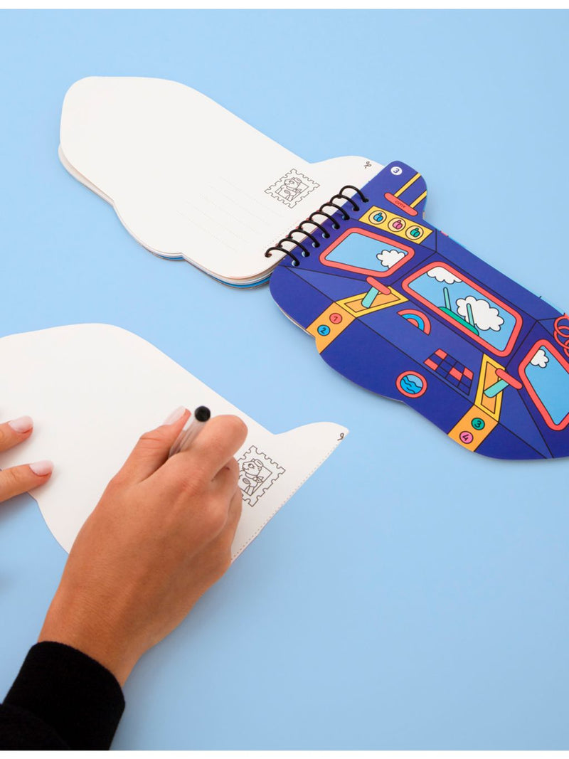 Omy Vroom sticker activity book with 80 stickers, imported from the UK