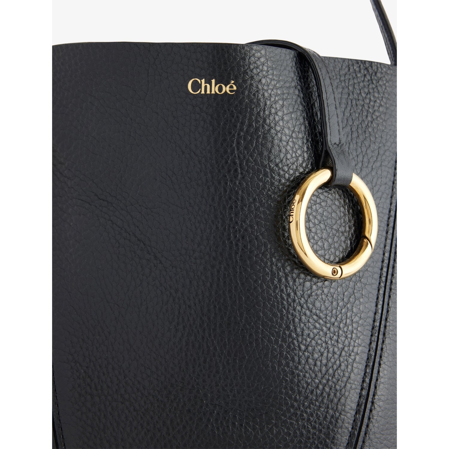 Chloe Spin Medium leather tote bag, imported from the UK
