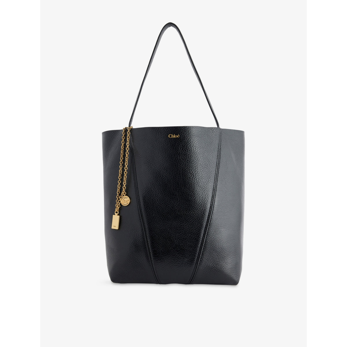 Chloe Spin Medium leather tote bag, imported from the UK