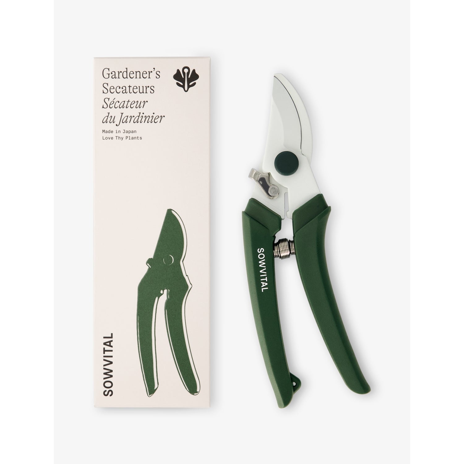 Sowvital stainless steel house plant secateurs (British brand)