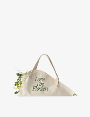 Sowvital cotton flower tote bag large 60cm (British brand)