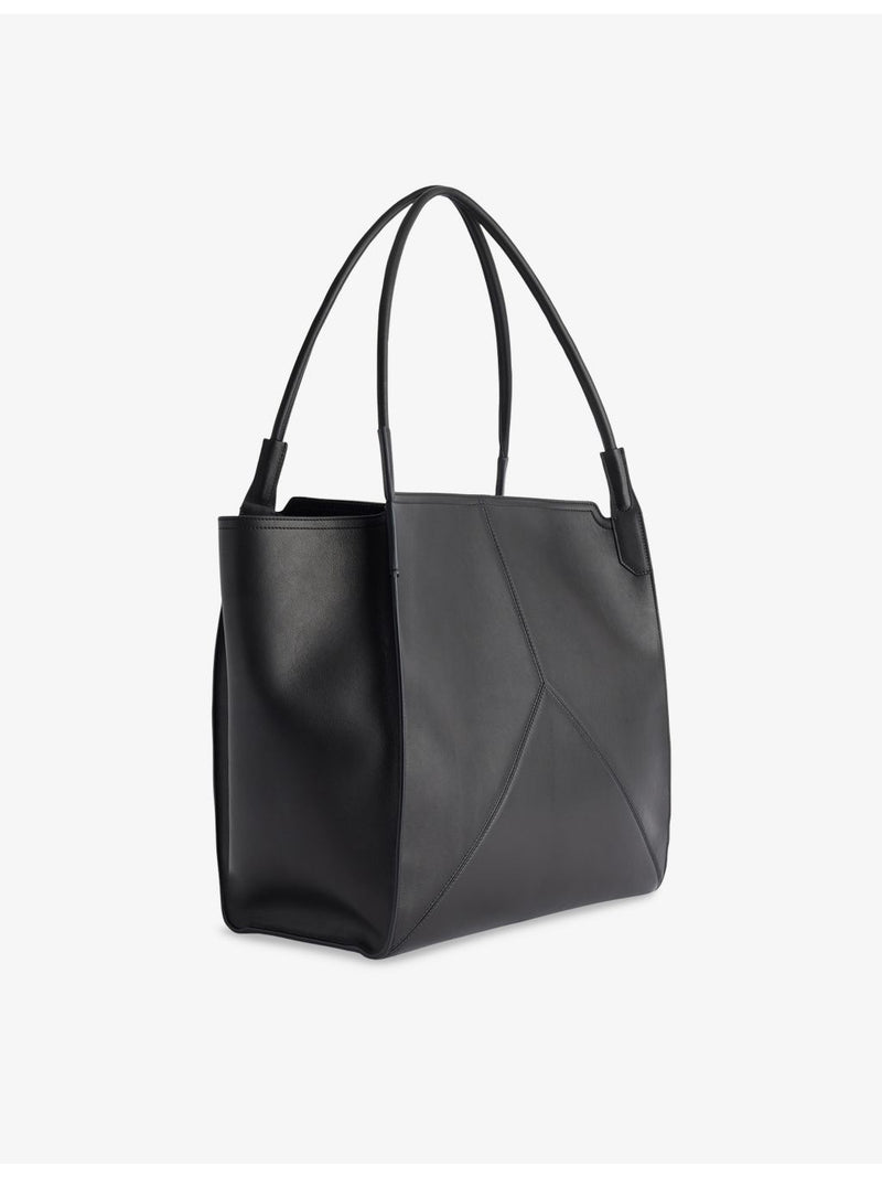 Victoria Beckham leather tote bag with grained calf finish - British product