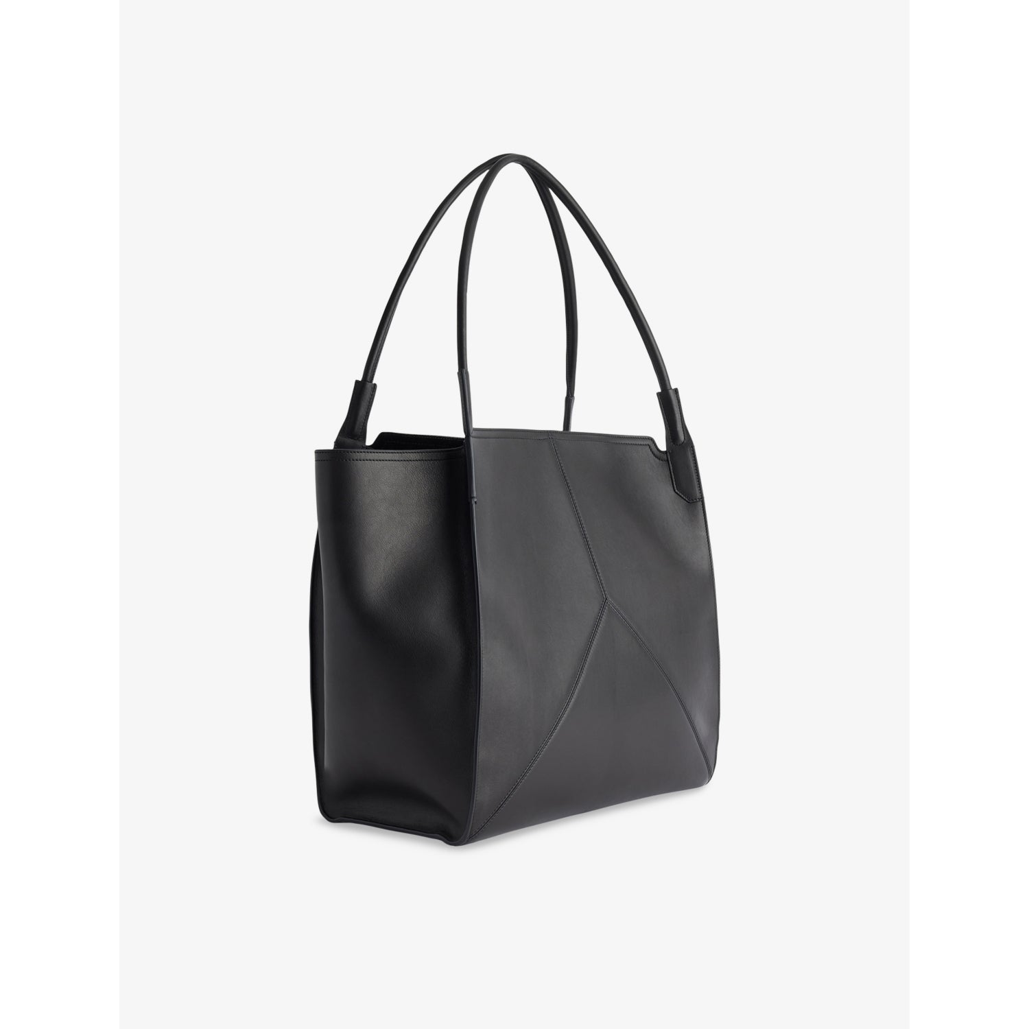 Victoria Beckham leather tote bag with grained calf finish - British product