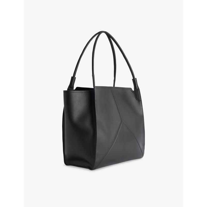 Victoria Beckham leather tote bag with grained calf finish - British product