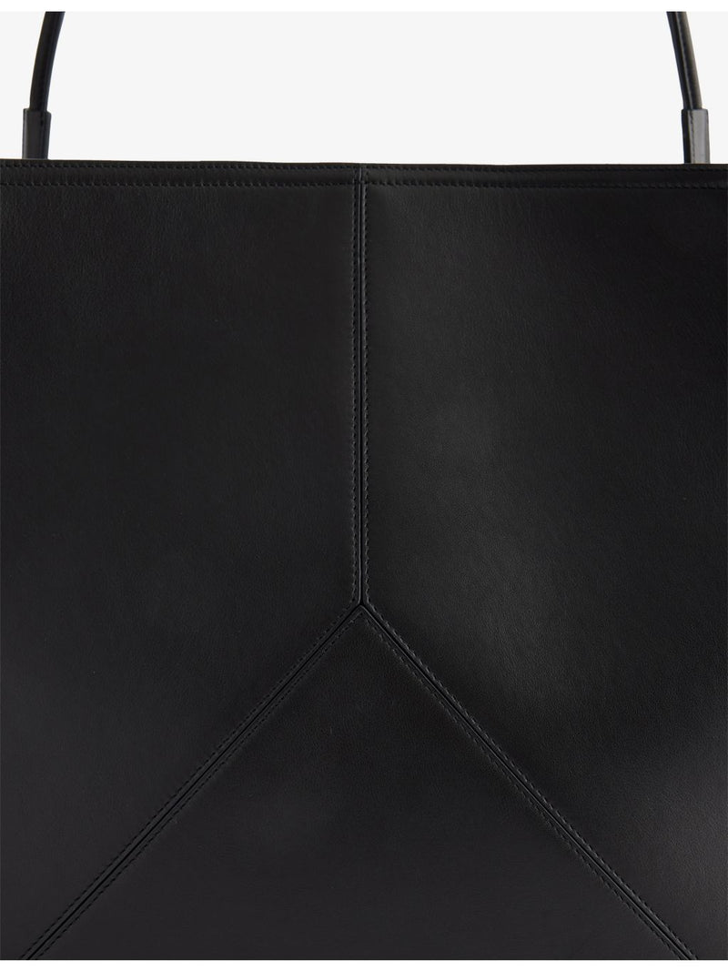 Victoria Beckham leather tote bag with grained calf finish - British product