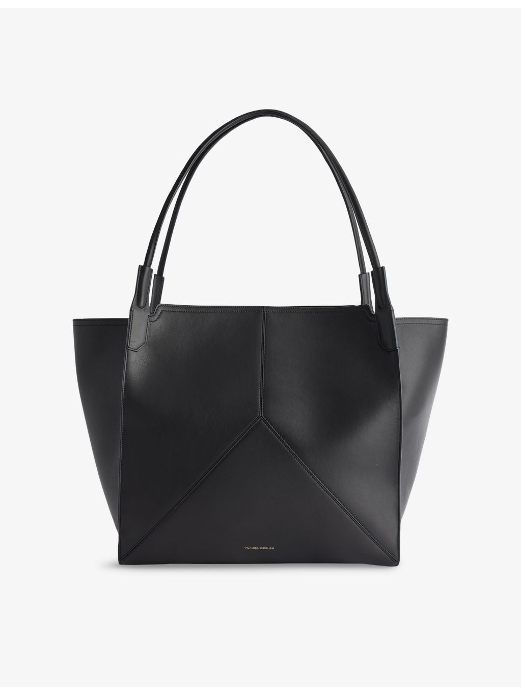 Victoria Beckham leather tote bag with grained calf finish - British product